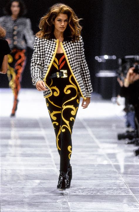 versace 1991 runway|versace runway fashion show.